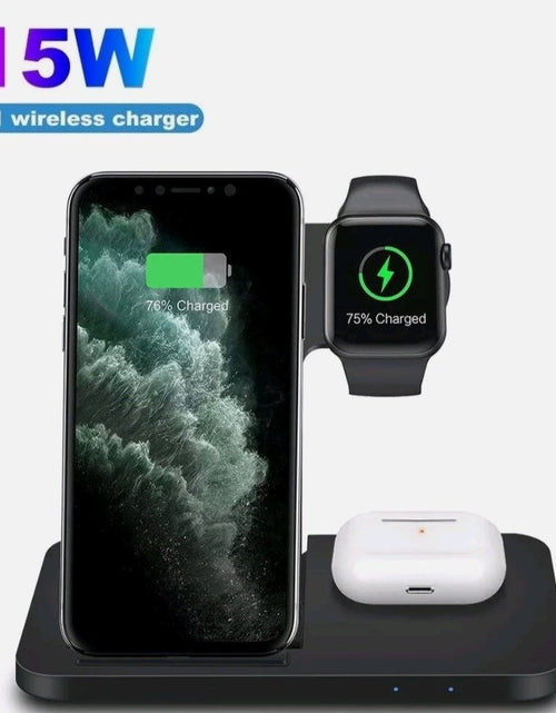 Load image into Gallery viewer, 3 in 1 Wireless Foldable Charging Station
