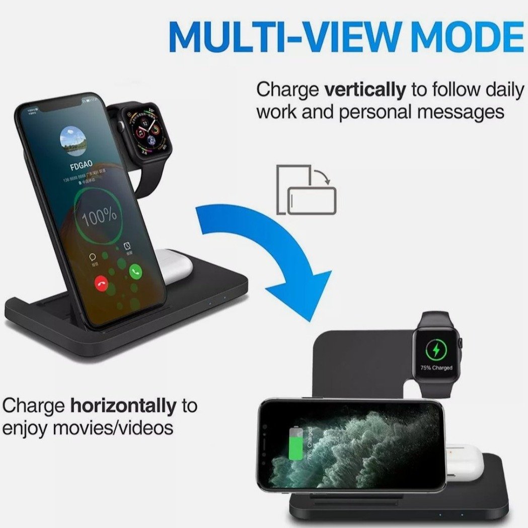 3 in 1 Wireless Foldable Charging Station