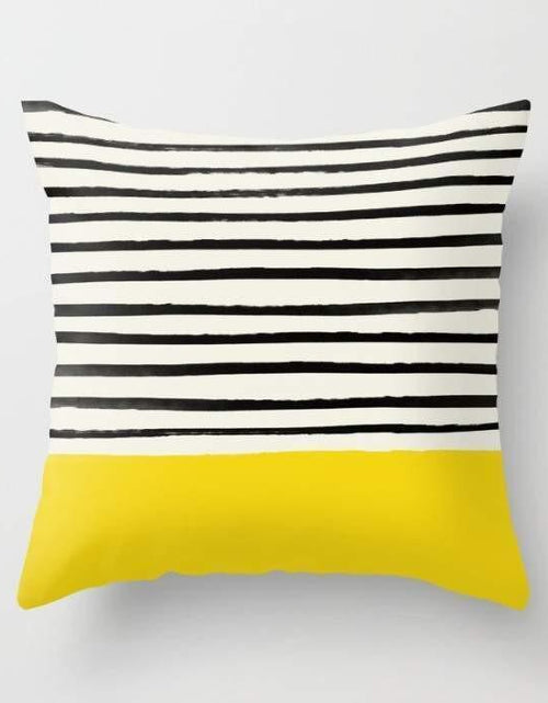 Load image into Gallery viewer, Sunshine x Stripes Cushion/Pillow
